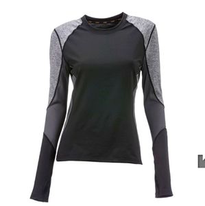 SHE outdoor crew neck base layer top t-shirt long sleeve women size S